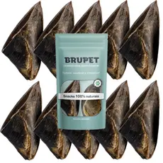 Kit 10 unidades Cascos Bovino Petisco 100% Natural Premium Para Cães Cachorros Brupet