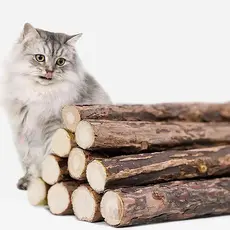 15 Unidades Matatabi Varas De Catnip Limpa Dentes Anti Stres Brinquedo Interativo para gatos