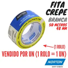 Fita Crepe 48x50 Branca - Norton