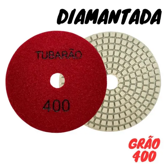 Lixa Diamantada G400 Grão 400 Polir Mármore Granito Porcelanato