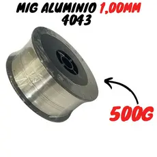 Arame Mig Aluminio 4043 500g 1,00mm - Soldaforte