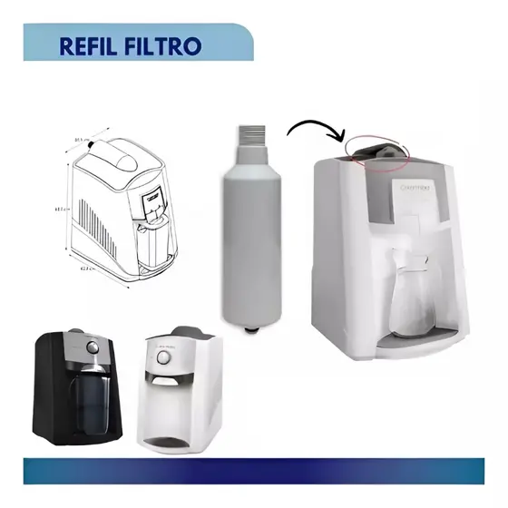 Kit 4 Refil Filtro Sanacolor/ Policolor Purificador Colormaq Premium