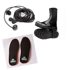 Coturno Extra Leve Atalaia Com Zíper + Palmilha + Cadarço Elástico