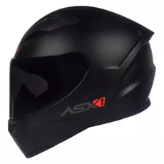 Capacete Moto Asx City Solid - Preto Fosco Com Opção de Viseira.