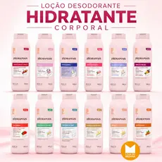 LOÇÃO DESODORANTE E HIDRATANTE CORPORAL - DIVERSAS FRAGRÂNCIAS - HIDRAMAIS