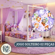 Jogo de Lençol Solteiro 02 Peças Estampas (Diversas)