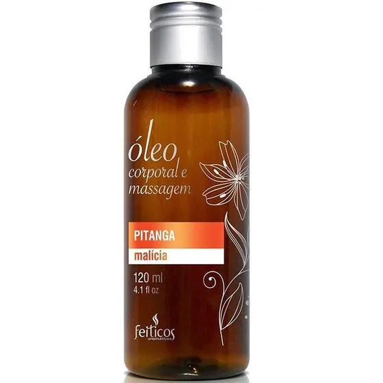 Óleo Feitiços Aromático Massagem Tântrica Nuru Aroma Pitanga 120ml Promoção
