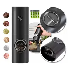 Moedor Elétrico De Temperos Sal Pimenta Automático Gourmet