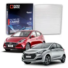 Filtro da Cabine Ar Condicionado Hyundai HB20 Confort Premium Turbo Style SX 2012 á 2021