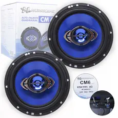Par Alto Falante Quadriaxial 6 Polegadas CM6 - 130 Watts 4 Ohms Wrms Hurricane
