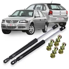 Par Amortecedor Porta Malas Traseira Para Carro Volkswagen Gol G3 G4+4 Pinos Parafuso Esférico