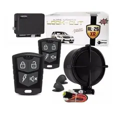 Alarme Automotivo Universal Carro Anti Assalto Look AL 25 XR C/ 2 Controles