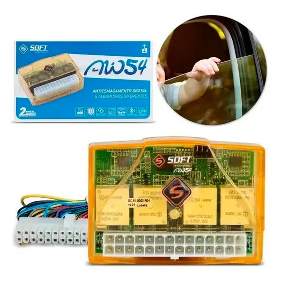Módulo Subida de Vidro Soft AW54 Universal