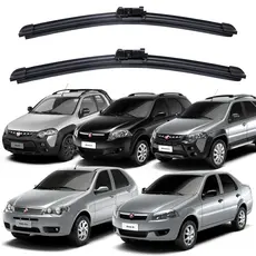 Par Palheta Limpador Para-brisa Fiat Palio Siena Palio Weekend Strada Kit