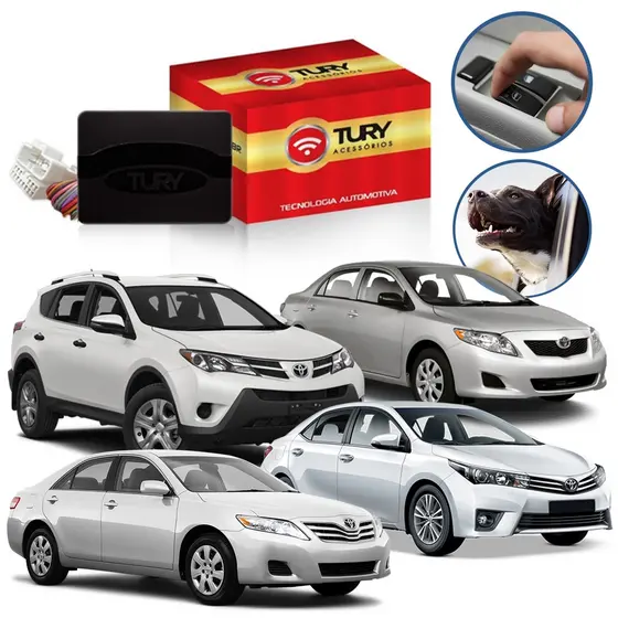 Módulo Subida Vidro Elétrico Tury Toyota Camry Corolla Rav-4