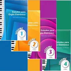 Apostila p/ Órgão Eletrônico para estudo dos hinos Ccb- 4 Volumes