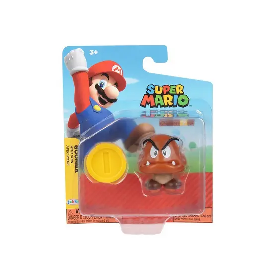 Super Mario - Boneco Goomba 4Cm Com Moeda - Sunny