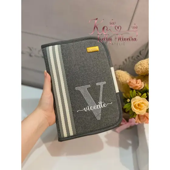capa para carteira de vacinação/porta documentos/porta documentos personalizado