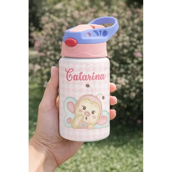 Garrafa infantil personalizada/garrafinha personalizada/garrafa para escola