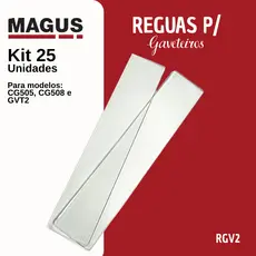 Régua Divisória Para Gaveteiro Organizador Multiuso Novo Magus – Kit com 25 Unidades