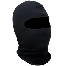 Touca Ninja Preta/Branca Balaclava Algodão Frio Resistente