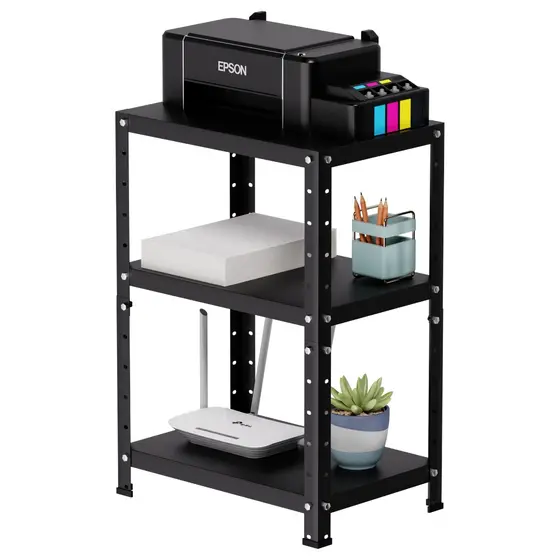 Armário de Aço Compacto com 3 Prateleiras - Capacidade 45kg - 65cm x 45cm x 30cm
