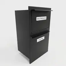 Caixa Compacta De Encomendas e Cartas Correios Antifurto Com Chave Para Casas Lojas Empresas Chapa Reforçada