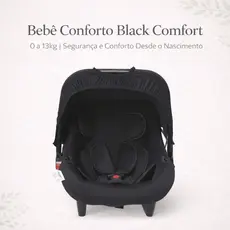 Bebê Conforto Comfort Black Recém Nascido 0 a 13kg Maxi Baby
