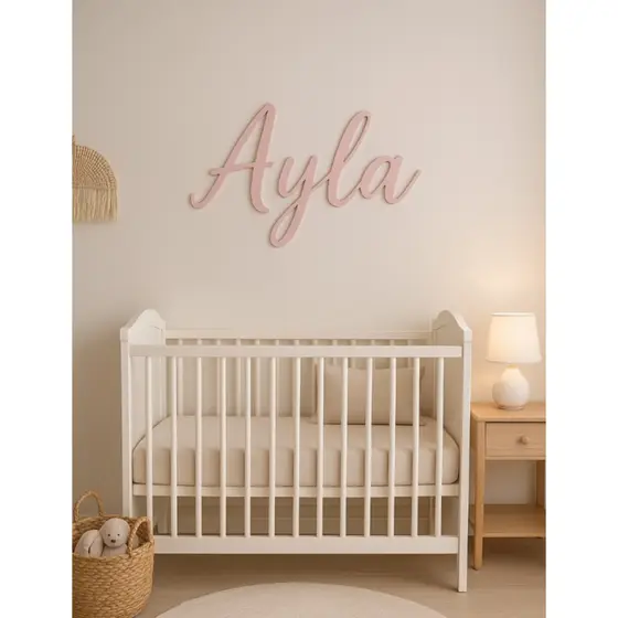 Nome Personalizado Decorativo 1m para Quarto de Bebê ou Infantil - Decoração de Quarto de Bebê