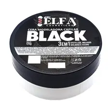 Pomada Modeladora Capilar Elfa For Man Black Pigmentante