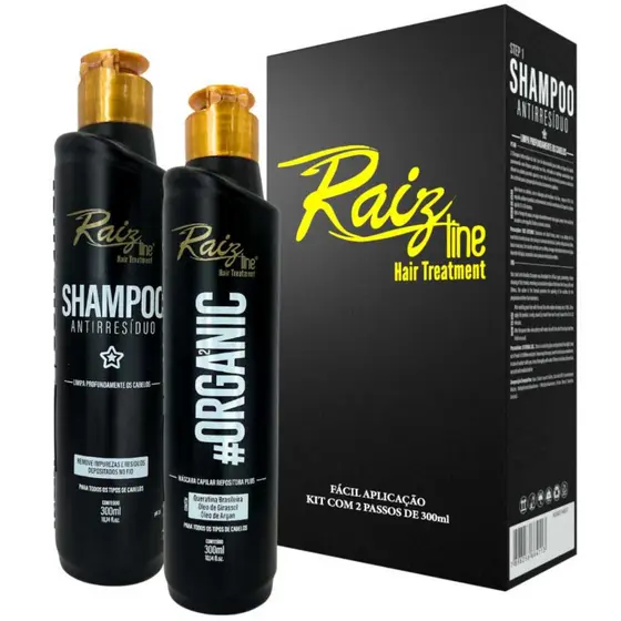Kit Escova Progresiva Semidefinitiva Raiz Line 2x300ml