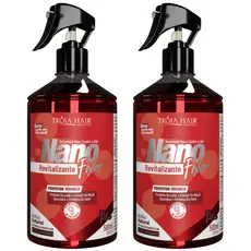 2x Nano Fixer Revitalizante Capilar 500ml Tróia Hair – Brilho, Leveza e Ação Antioxidante