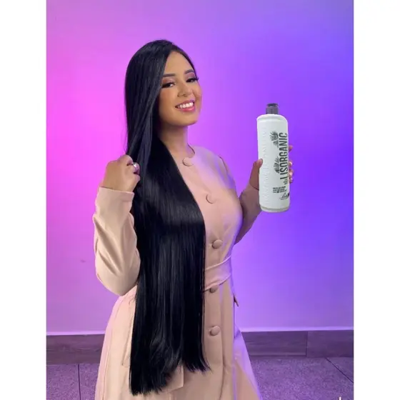 Ativo Para Escova Progressiva Premium  (Semi Definitiva) Lisorganic 1L Organic Troia Hair