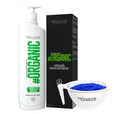 Ativo Escova Progressiva Organic Premium Tróia Hair 1litro
