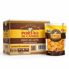 Kit 12 Doce de Leite c/ Chocolate PORTÃO DO CAMBUI 200g