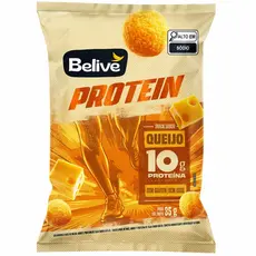 Kit 10 Snack Queijo 10g Proteína s/ Glúten BELIVE 35g