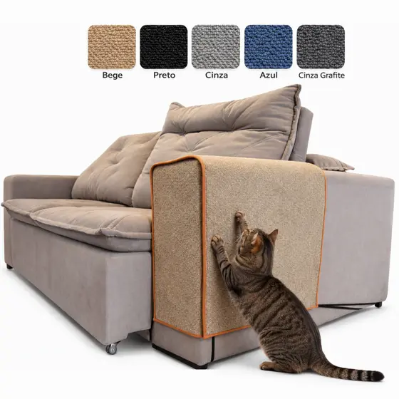 Arranhador para Gatos Protetor Sofá Canto Grande Anti Arranhões Pet Proteção Premium Resistente