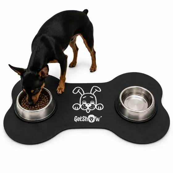 Tapete Couro Ecológico Impermeável P/ Comedouro Pet Cão Gato