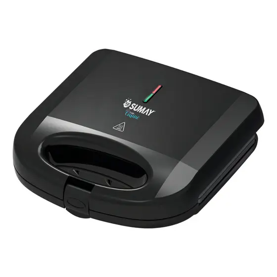 Sanduicheira Grill 2 em 1 Antiaderente Sumay Preto
