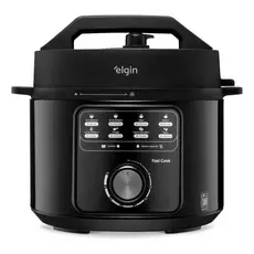 Panela De Pressão Elétrica 4L 900w Fast Cook Elgin Preta