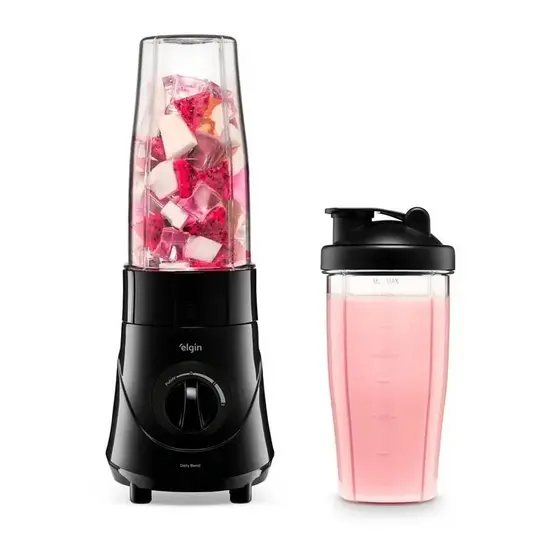 Liquidificador Portátil Blender Elgin Daily Blend 350w 750ml 2 Copos Preto