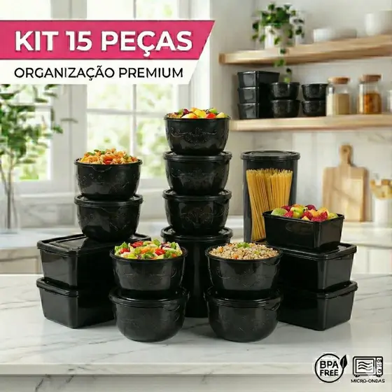 kit 15 potes variados