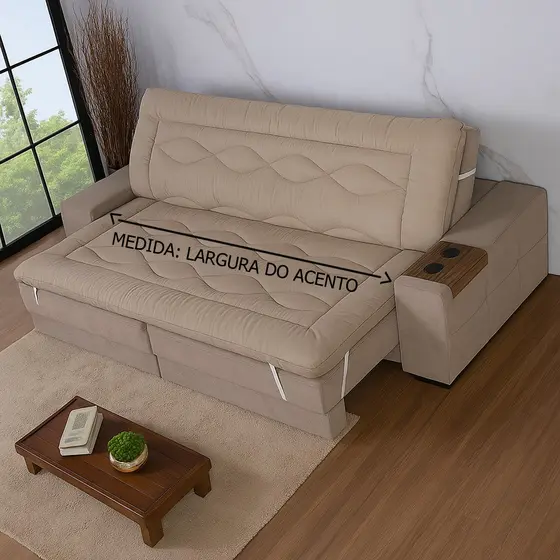 Pillow Top Para Sofá Retrátil Varias Cores e Tamanhos.