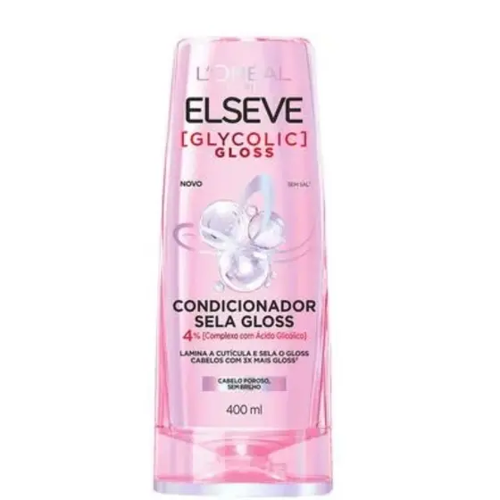 CONDICIONADOR ELSEVE GLYCOLIC GLOSS 400ML