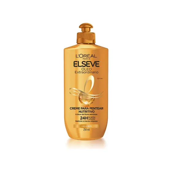 Creme Para Pentear Nutrição Elseve Óleo Extraordinário 250ml