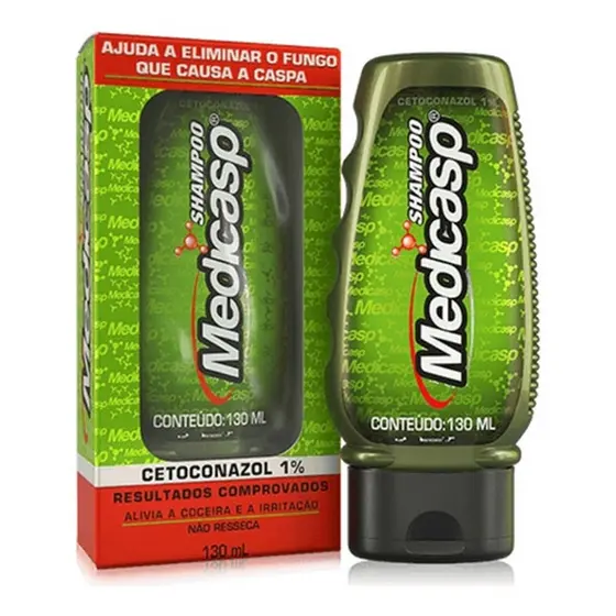 Shampoo Anticaspa Medicasp 130ml Alívio E Prevenção Da Caspa Não Resseca