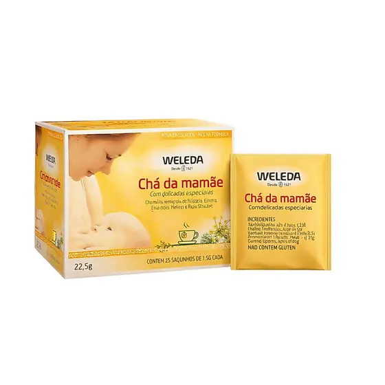 Chá Misto Da Mamãe Weleda 15 Sachês De 1,5g Cada Sem Aromas Artificiais Para Período De Amamentação