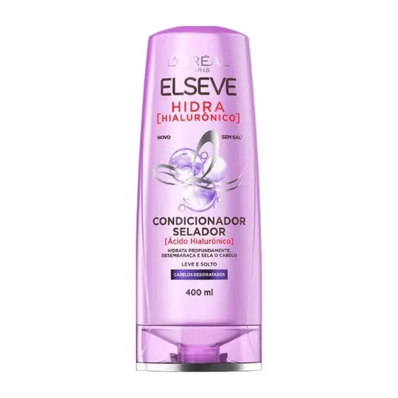 Condicionador Selador Elseve Hidra Hialurônico 400ml Cabelos Desidratados