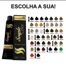 Coloração Tintura Para Cabelo Souple Liss 60g Corretor de cabelo