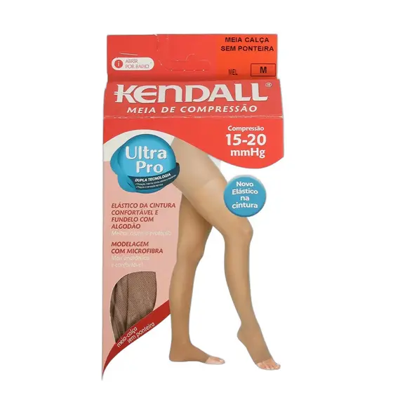 Meia Calça Kendall Sem Ponteira Compressão 15 - 20 mmHg
